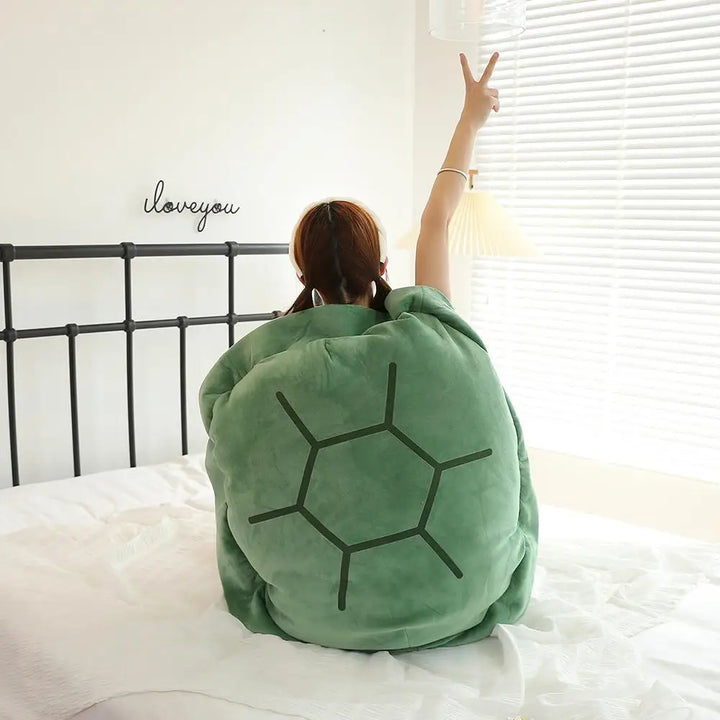 Funny Extra Large Wearable Turtle Shell Pillows Weighted Stuffed Animal Costume Plush Toy Funny Dress Up, Gifts for Kids New