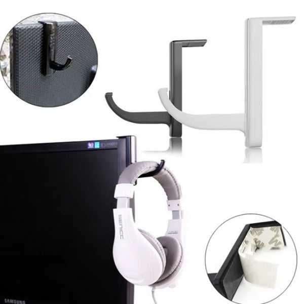 Home Office Headphone Hook Monitor Headphone Hook Headset Microphone Stand Display Shelf Bracket Desk Organizers Storage Organiz