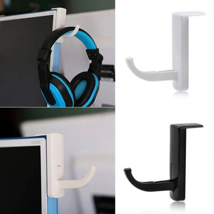 Home Office Headphone Hook Monitor Headphone Hook Headset Microphone Stand Display Shelf Bracket Desk Organizers Storage Organiz