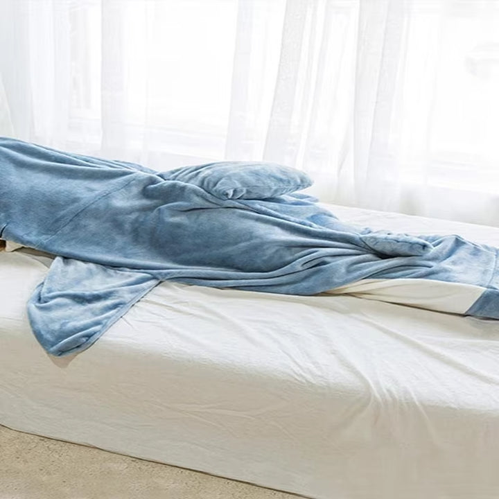  One-Piece Blanket Pajamas - Shark